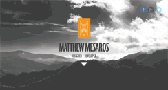 Desktop Screenshot of matthewmesaros.com